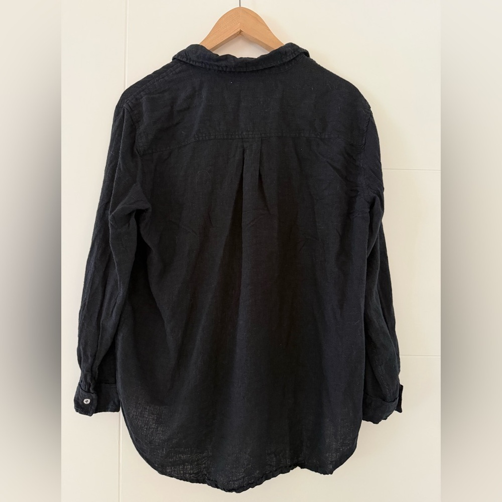 ONLY Linen Blend Button Down Shirt, size small. - Picture 8 of 8